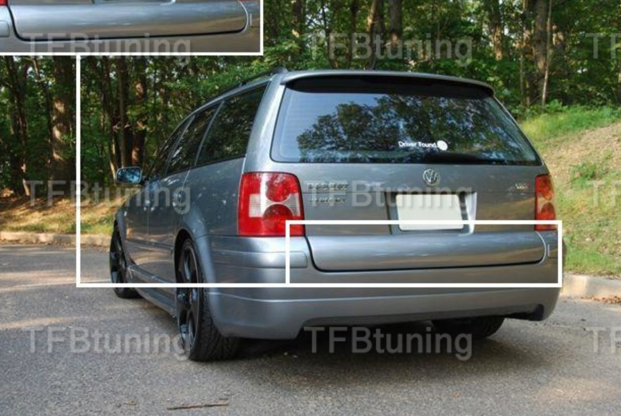 Lip spoiler portbagaj VW PASSAT B5 B5FL TFB TUNING