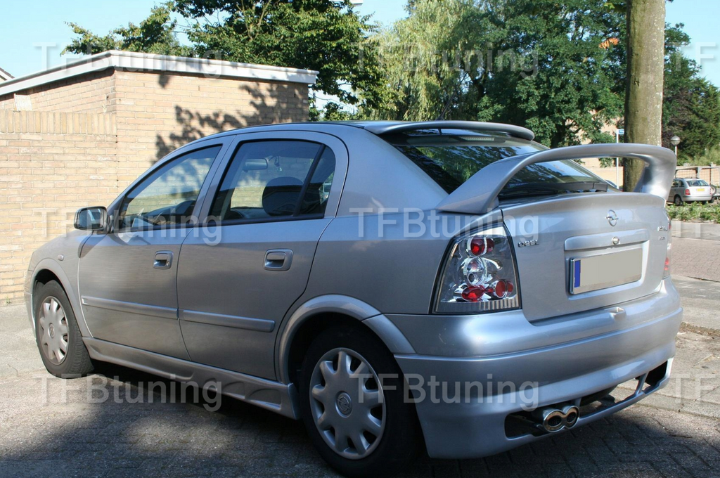 Prelungire bara spate fusta spoiler lip OPEL ASTRA G HB TFB TUNING