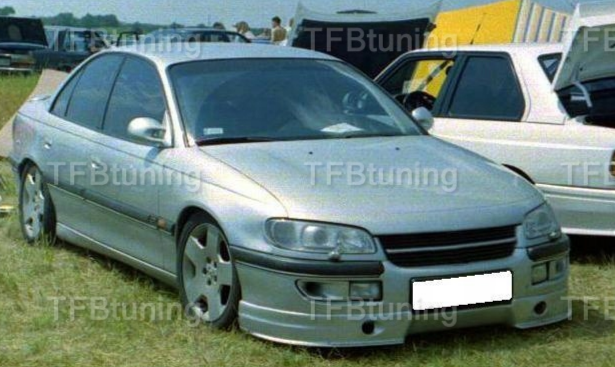Prelungire bara fata fusta spoiler lip OPEL OMEGA B 1994-1999 ver 2 TFB TUNING