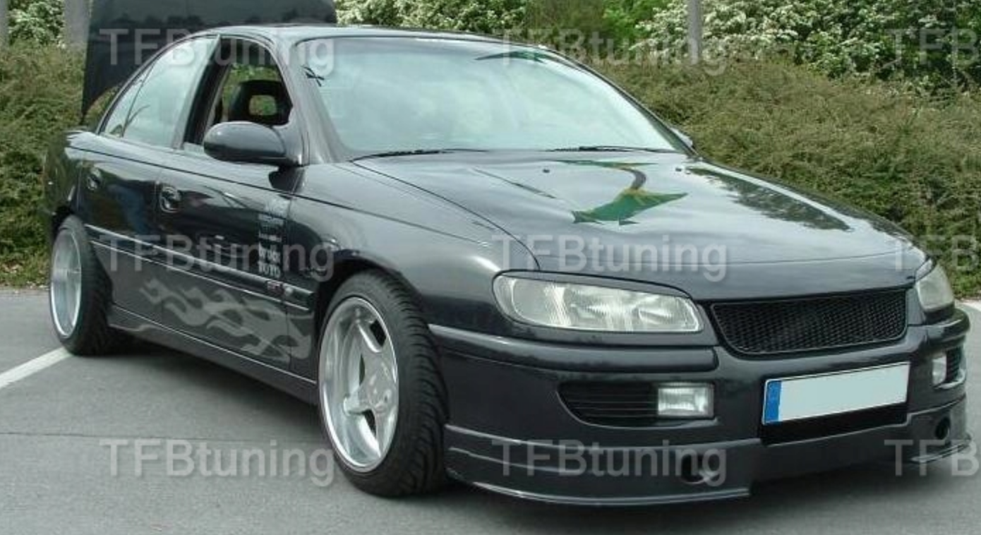 Prelungire bara fata fusta spoiler lip OPEL OMEGA B 1994-1999 ver 2 TFB TUNING