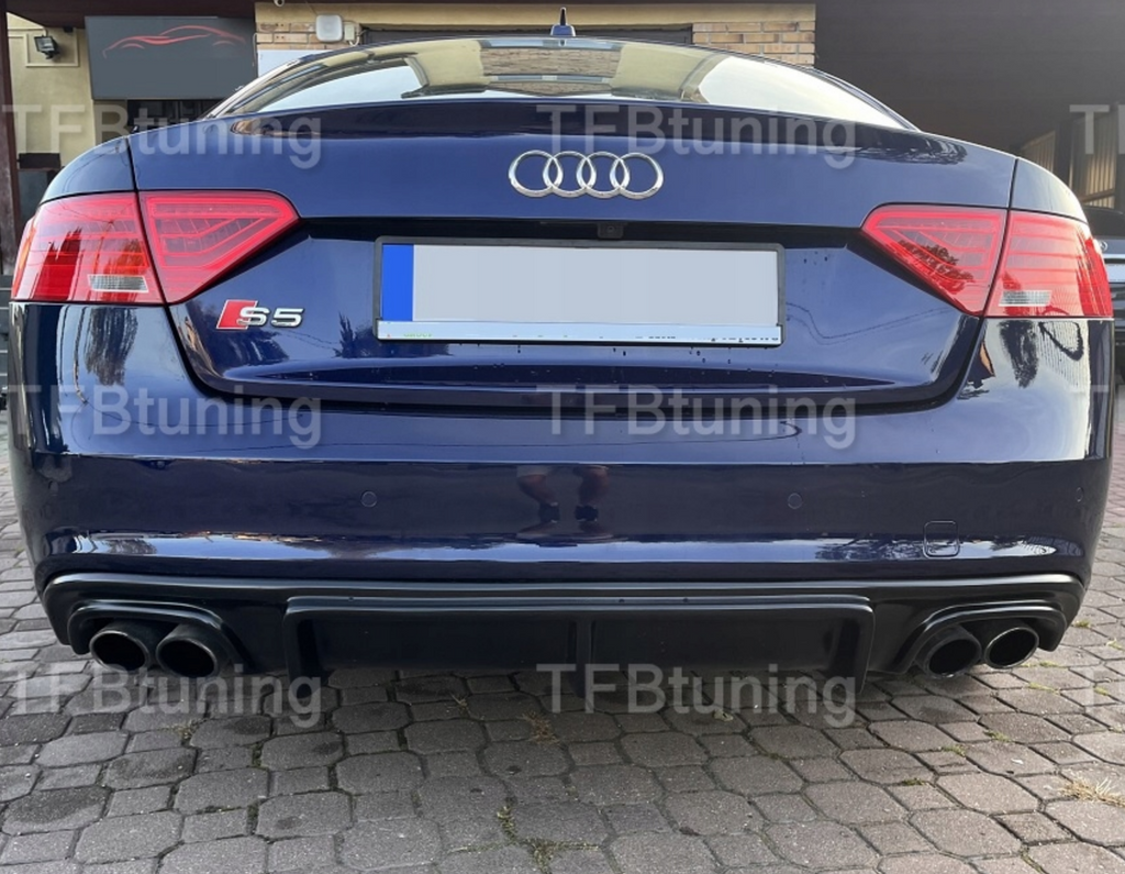 Difuzor bara spate fusta spoile lip AUDI A5 8T S-LINE S LINE SLINE S5 RS5 2011-2016 TFB TUNING
