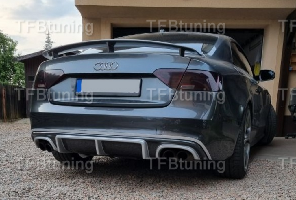 Difuzor bara spate fusta spoile lip AUDI A5 8T S-LINE S LINE SLINE S5 RS5 2011-2016 TFB TUNING