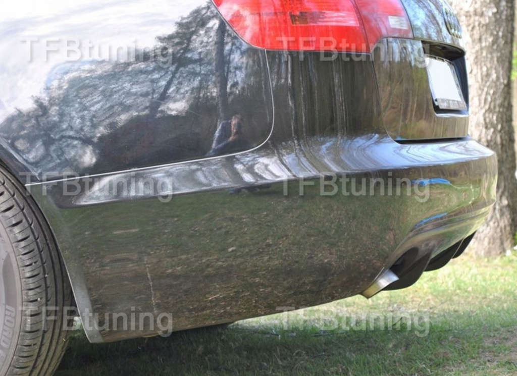 Difuzor bara spate fusta spoiler lip AUDI A6 C6 AVANT 05-09 SLINE S LINE S-LINE S6 RS6 TFB TUNING