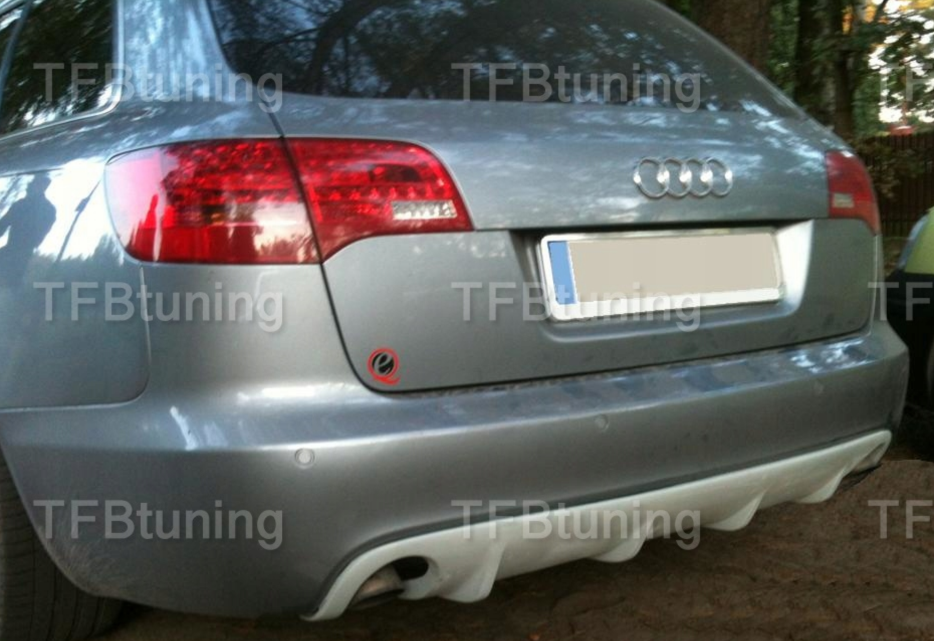 Difuzor bara spate fusta spoiler lip AUDI A6 C6 AVANT 05-09 SLINE S LINE S-LINE S6 RS6 TFB TUNING