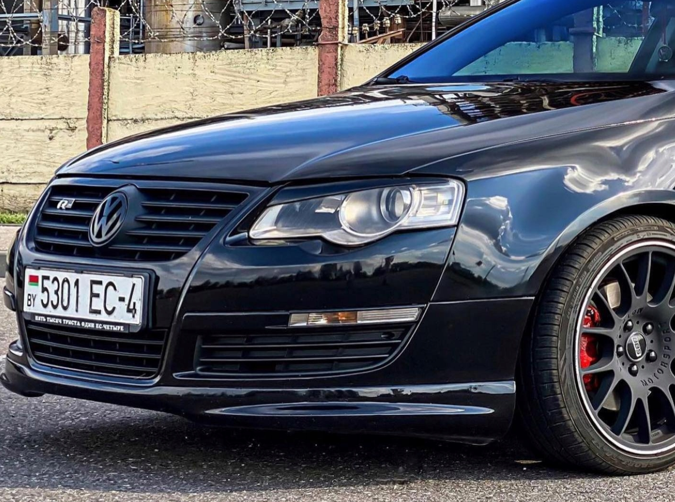 Prelungire bara fata fusta spoiler lip VW PASSAT B6 3C RLINE R LINE R-LINE TFB TUNING