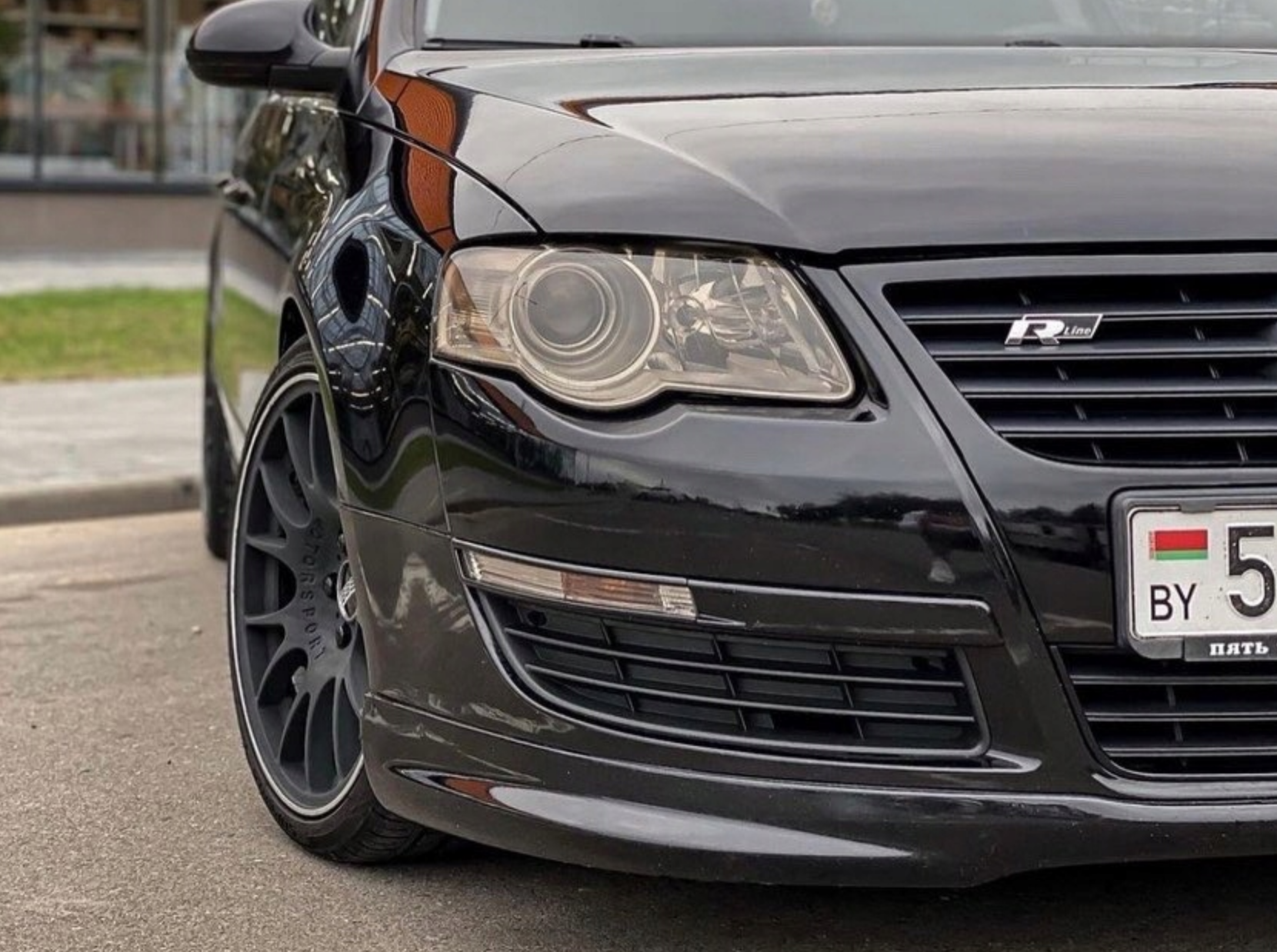 Prelungire bara fata fusta spoiler lip VW PASSAT B6 3C RLINE R LINE R-LINE TFB TUNING