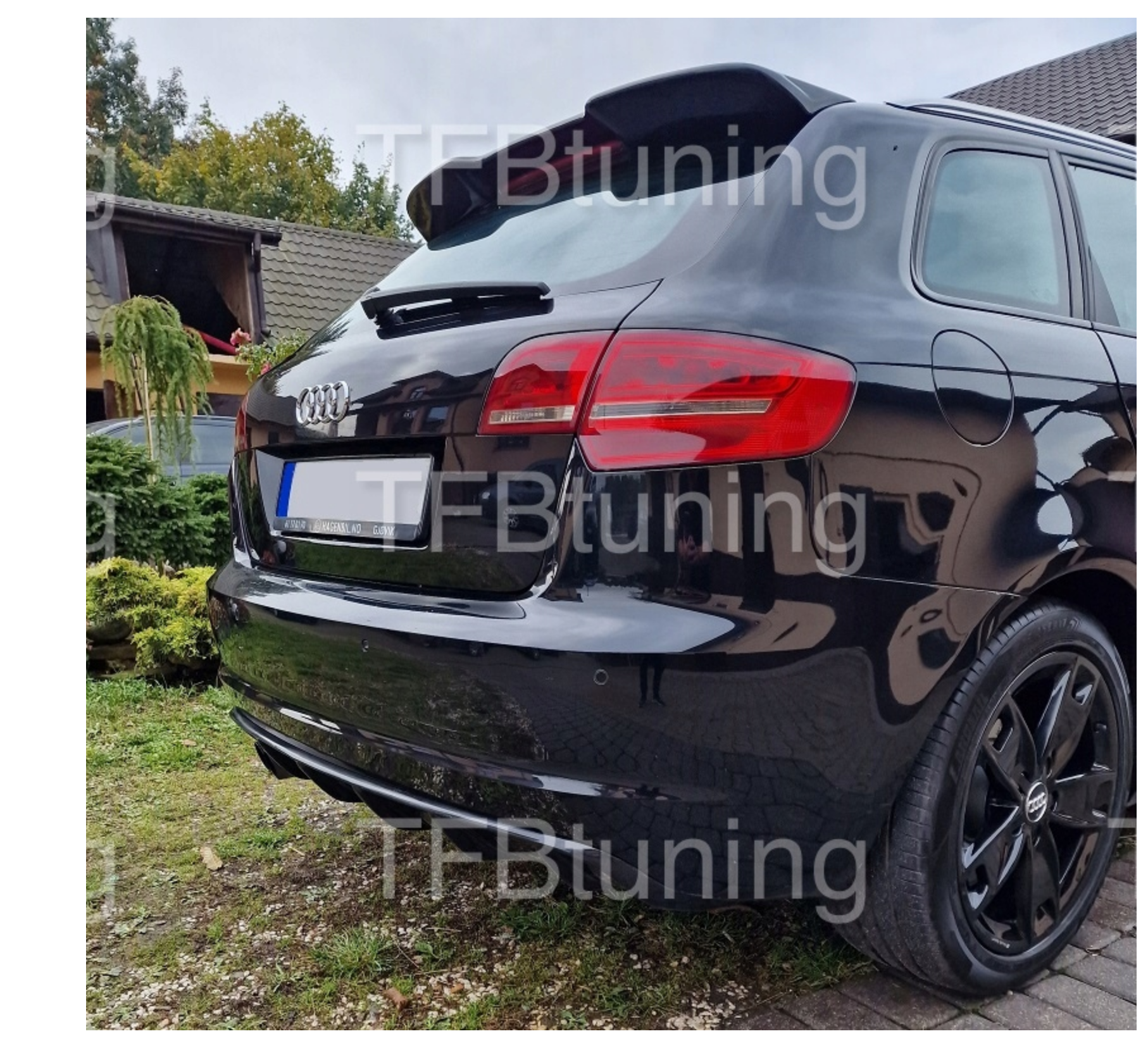 Eleron luneta portbagaj AUDI A3 8P 8PA SPORTBACK SLINE S LINE S-LINE S3 RS3 TFB TUNING