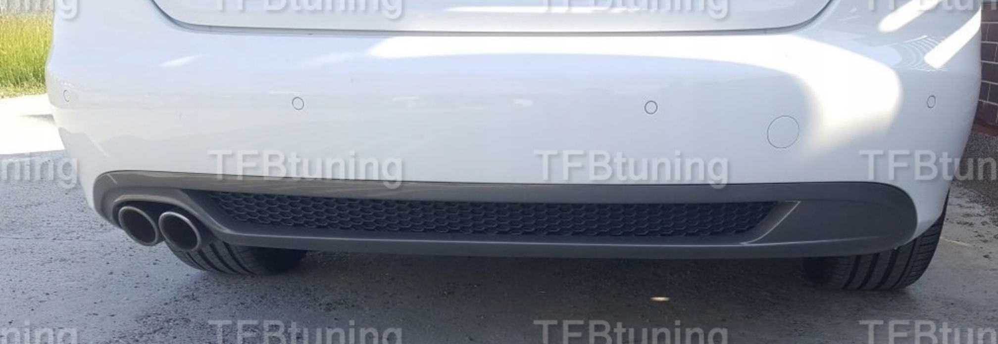 Difuzor bara spate fusta spoiler lip AUDI A4 B8 2007-2011 SEDAN AVANT SLINE S LINE S-LINE S4 RS4 TFB TUNING
