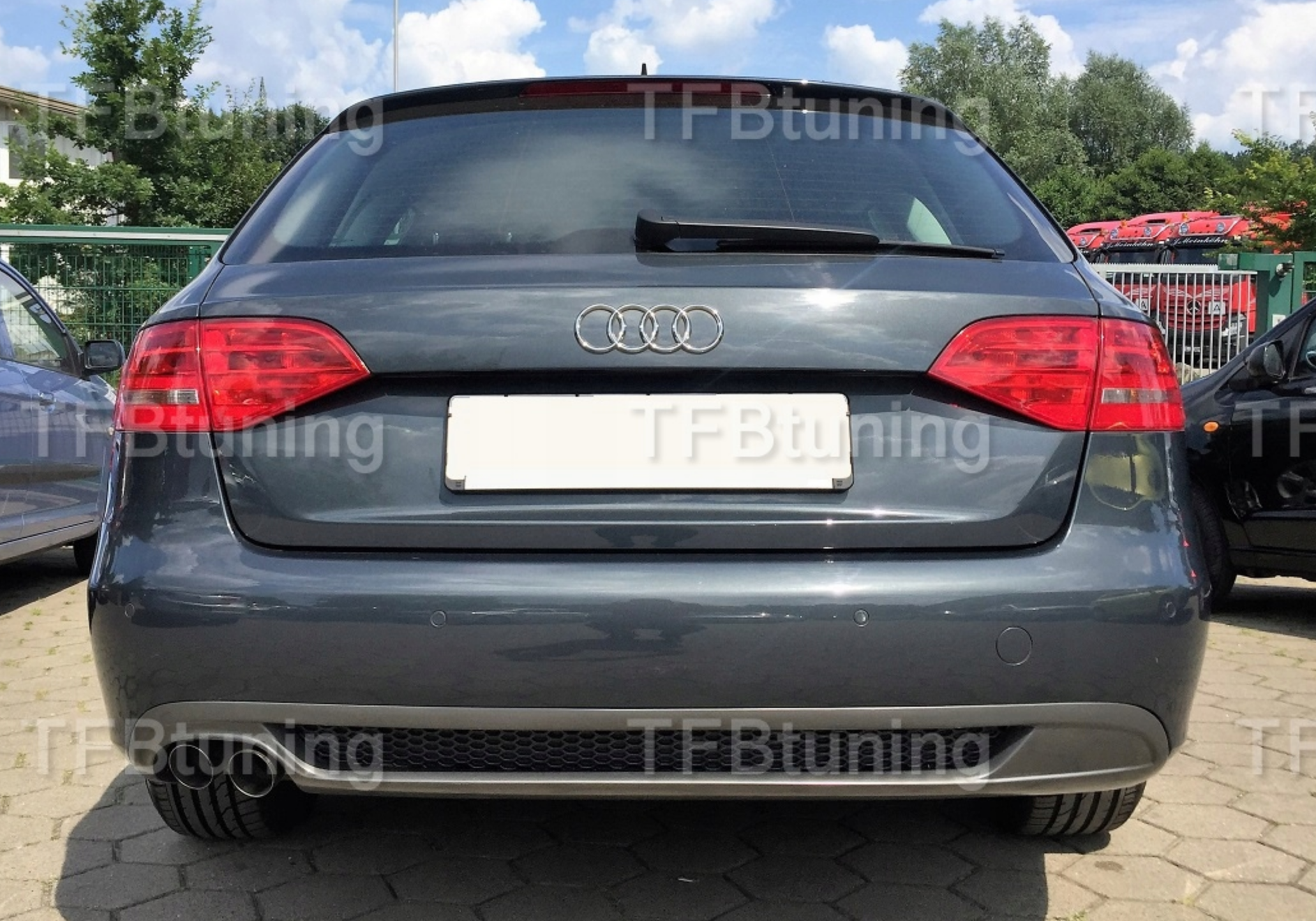 Difuzor bara spate fusta spoiler lip AUDI A4 B8 2007-2011 SEDAN AVANT SLINE S LINE S-LINE S4 RS4 TFB TUNING
