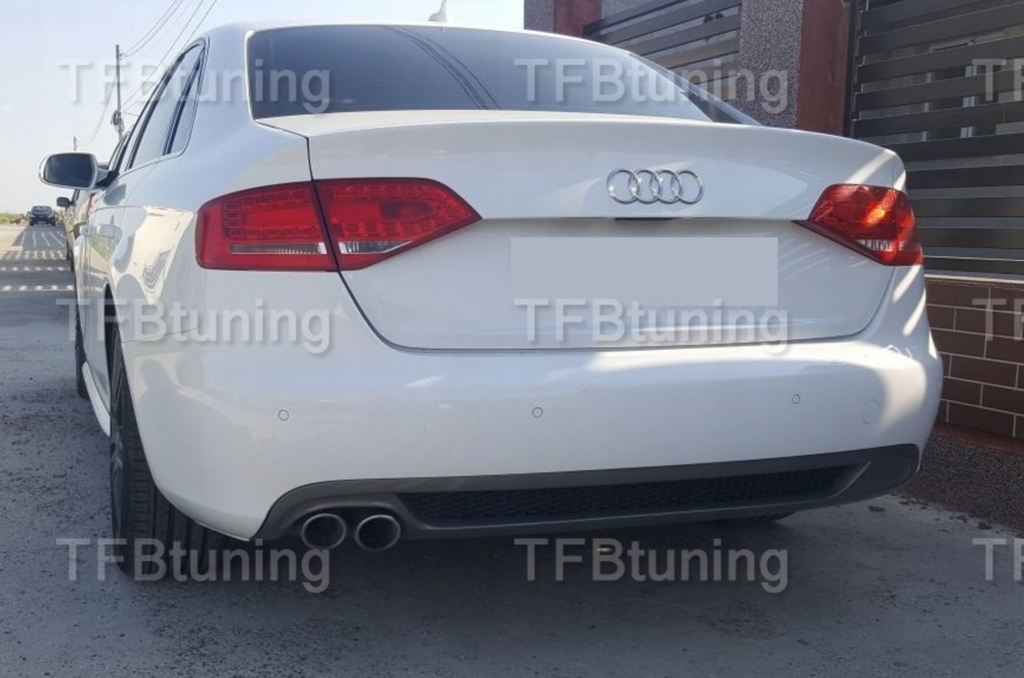 Difuzor bara spate fusta spoiler lip AUDI A4 B8 2007-2011 SEDAN AVANT SLINE S LINE S-LINE S4 RS4 TFB TUNING