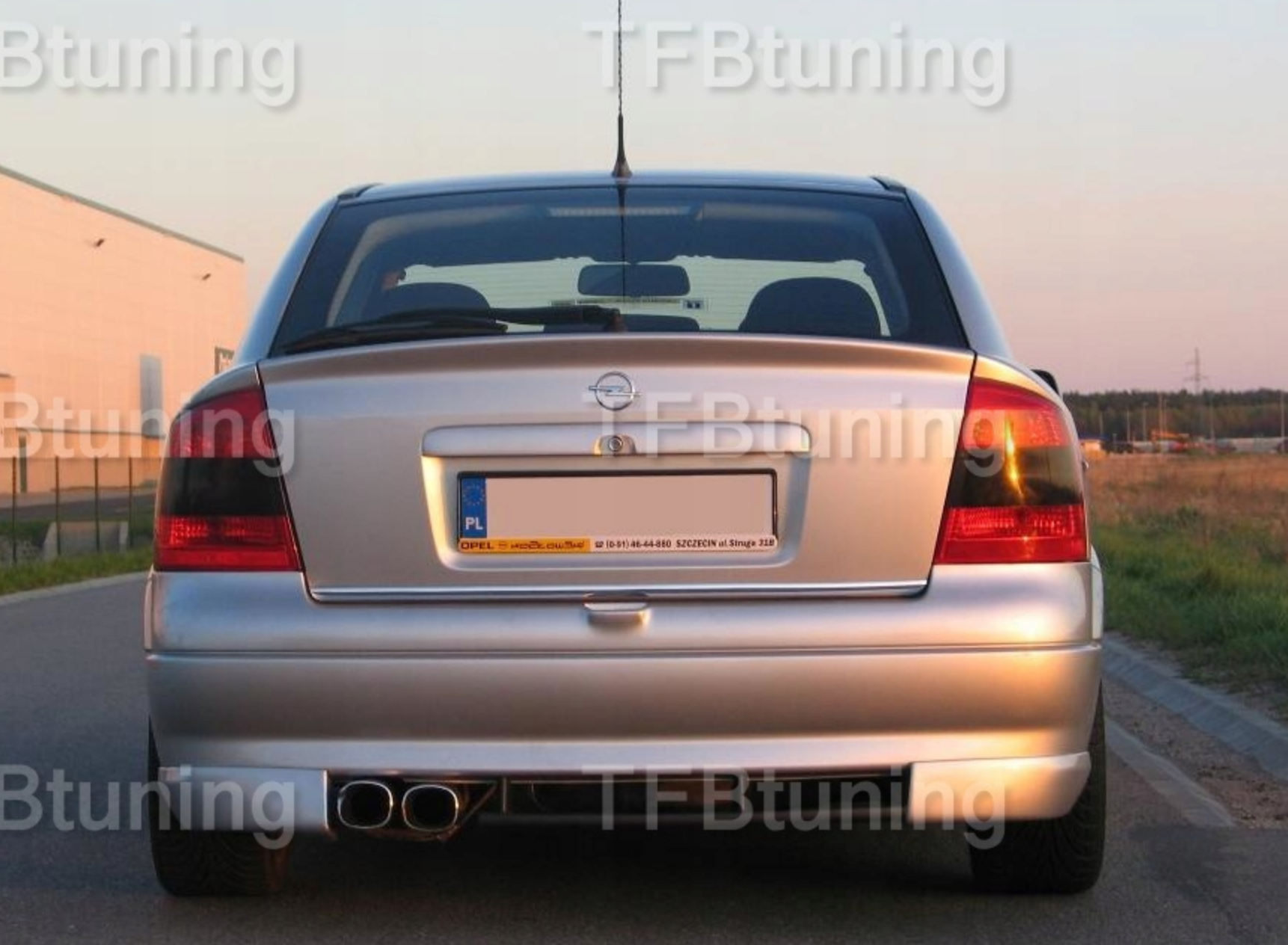 Prelungire bara spate fusta spoiler lip OPEL ASTRA G HB OPC TFB TUNING