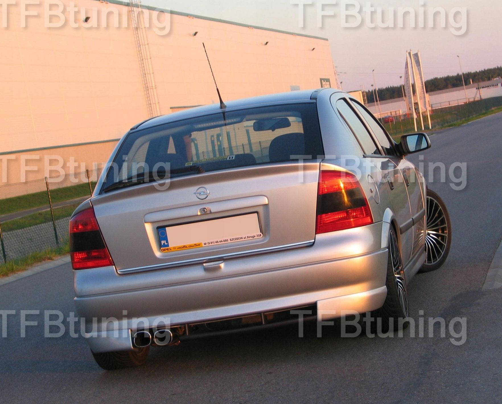Prelungire bara spate fusta spoiler lip OPEL ASTRA G HB OPC TFB TUNING