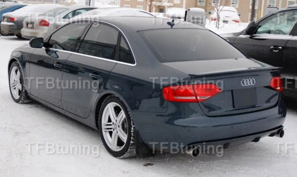 Difuzor bara spate fusta spoiler lip AUDI A4 B8 SLINE S LINE S-LINE S4 RS4 ver 5 TFB TUNING