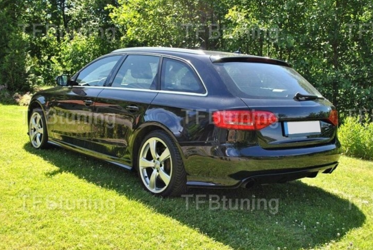 Difuzor bara spate fusta spoiler lip AUDI A4 B8 SLINE S LINE S-LINE S4 RS4 ver 5 TFB TUNING