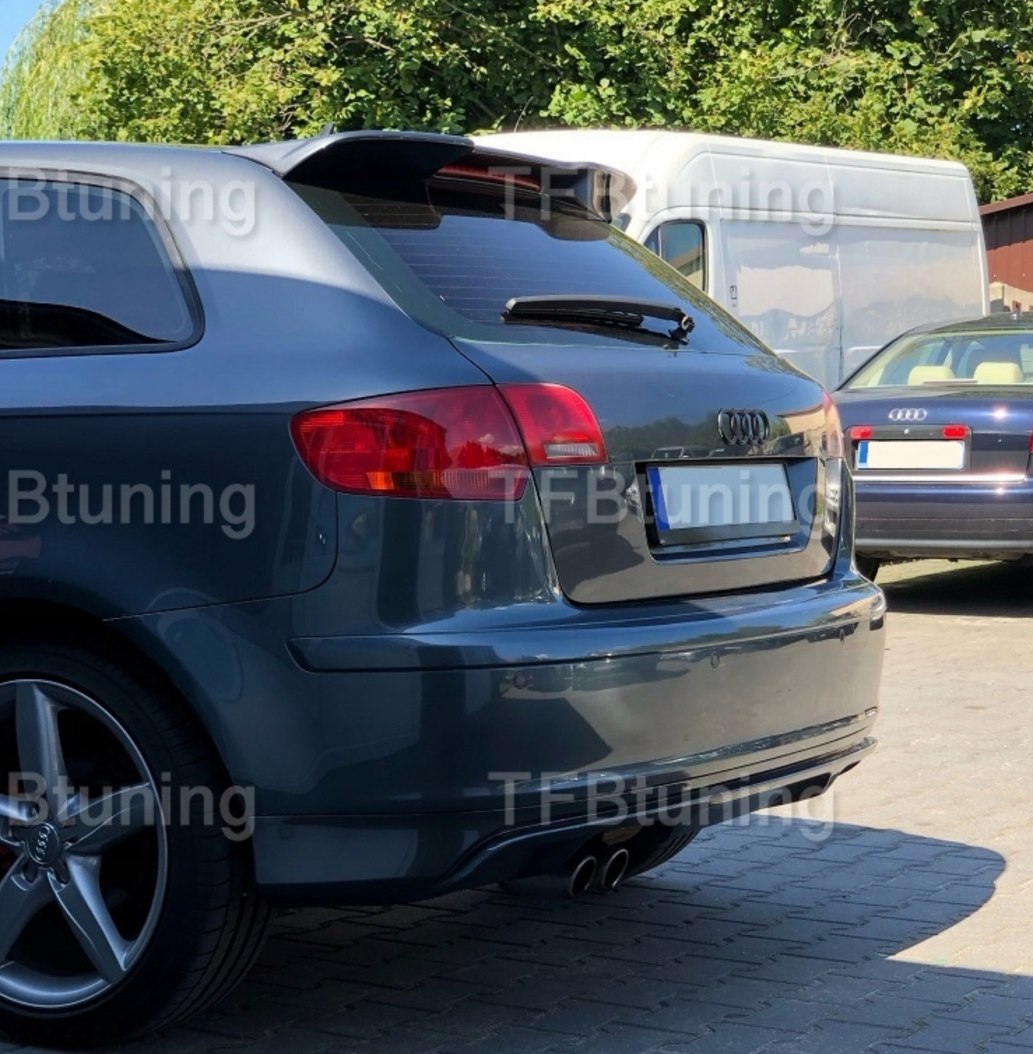 Difuzor bara spate fusta spoiler lip  A3 8PA 2005-2008 SPORTBACK SLINE S LINE S-LINE S3 RS3TFB TUNING