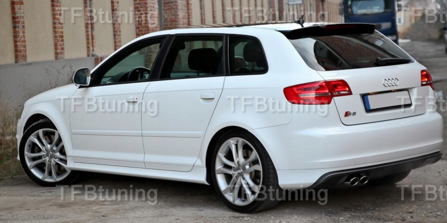 Difuzor bara spate fusta spoiler lip  A3 8PA 2005-2008 SPORTBACK SLINE S LINE S-LINE S3 RS3TFB TUNING