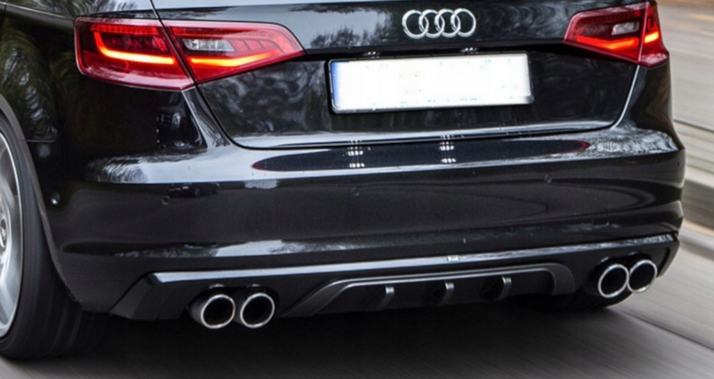 Difuzor bara spate fusta spoiler lip AUDI A3 8V 2012-2019 SPORTBACK SLINE S LINE S-LINE S3 RS3