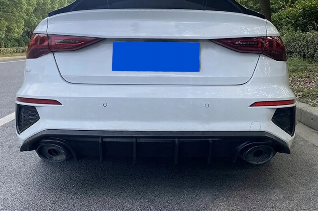 Difuzor bara spate fusta spoiler lip AUDI A3 8Y 2020+ sedan limuzina TFBT