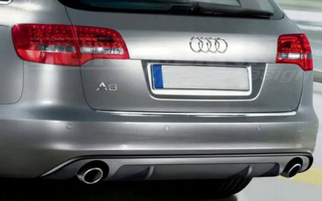 Difuzor bara spate fusta spoiler lip Audi A6 C6 sedan/avant 2009-2011 S6 TFBT
