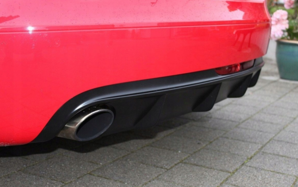 Difuzor bara spate fusta spoiler lip AUDI TT 8J 2006-2014 SLINE S LINE S-LINE evacuare stanga ver3 TFBT