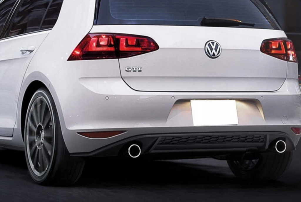 Difuzor bara spate fusta spoiler lip VW Golf 7 VII 2012-2016 plastic ABS TFBT