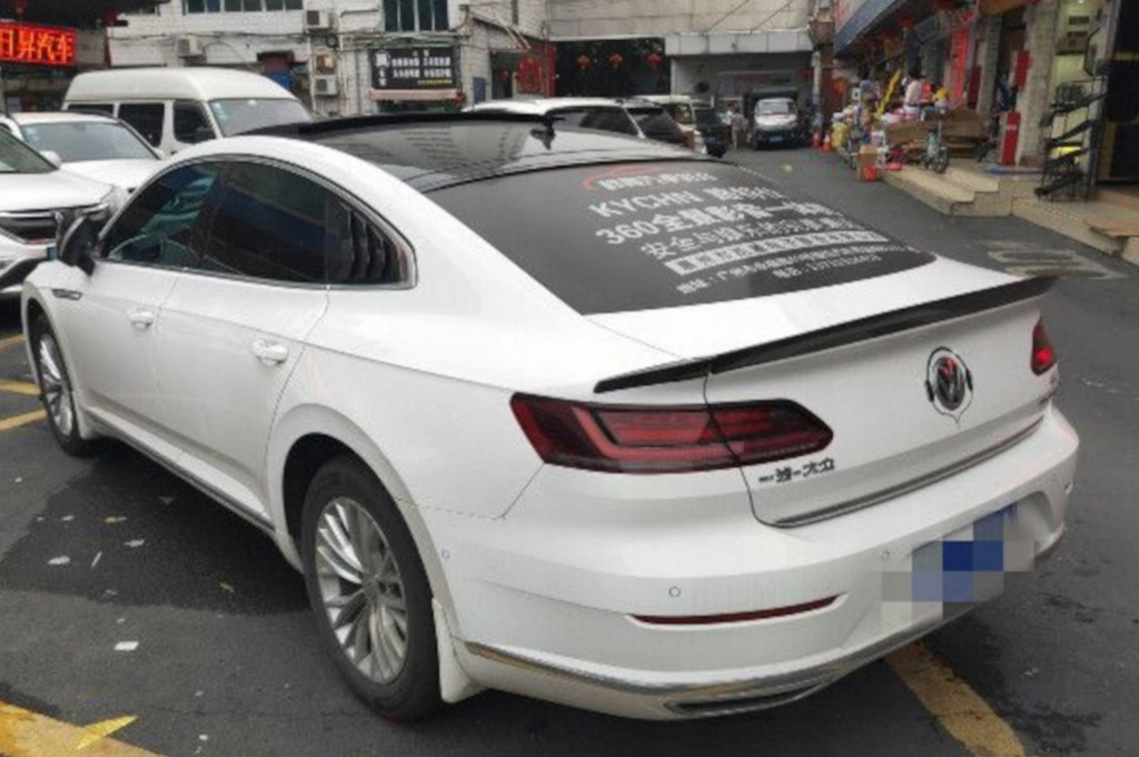 Eleron portbagaj VW ARTEON CC 2017+ din 3 bucati negru lucios TFBT