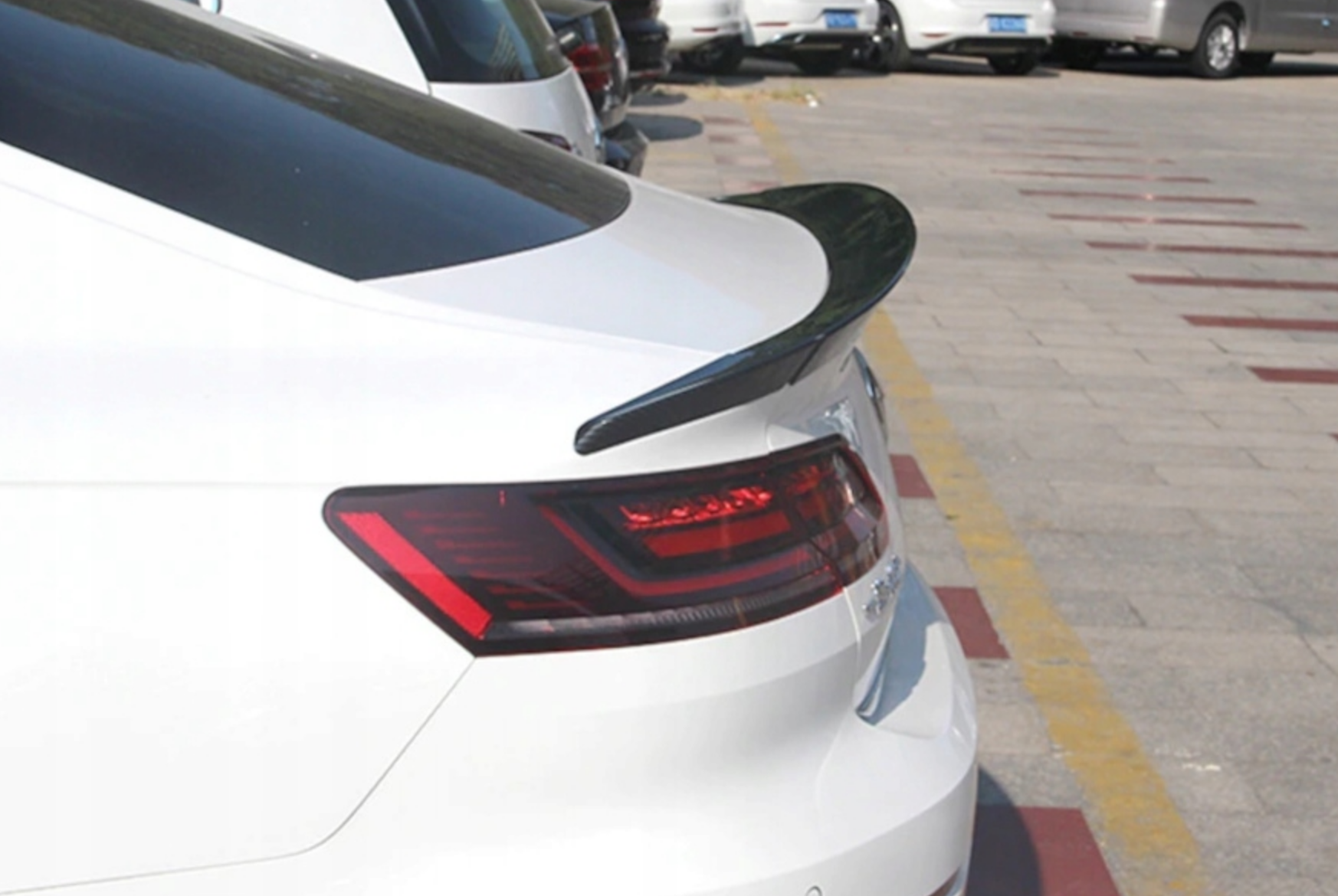 Eleron portbagaj VW ARTEON CC 2017+ din 3 bucati negru lucios TFBT