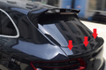 Eleron portbagaj Porsche Macan 2013-2018 negru lucios TFBT
