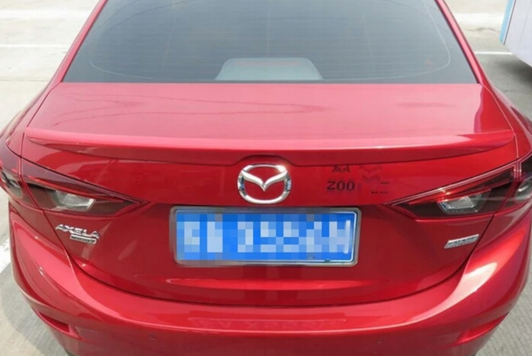 Eleron portbagaj Mazda 3 III sedan 2013-2018 ver1 TFBT