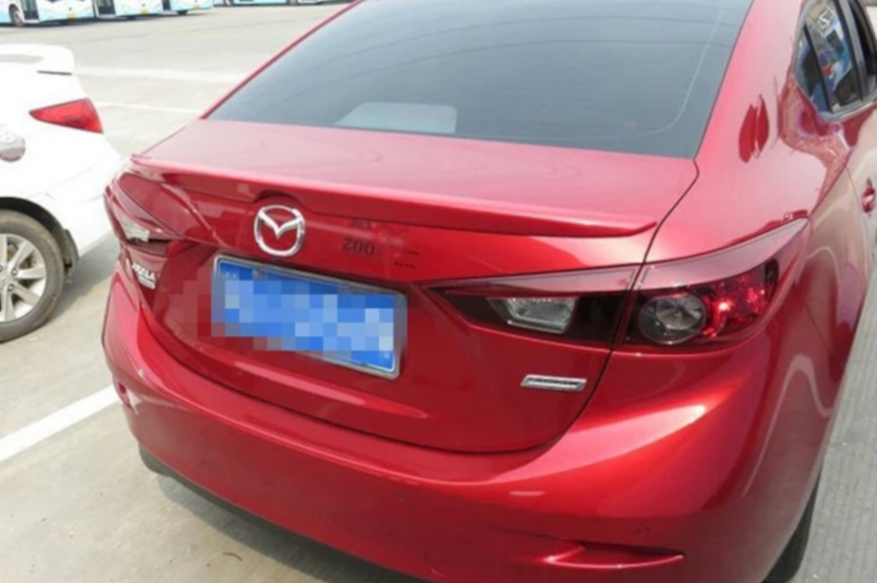 Eleron portbagaj Mazda 3 III sedan 2013-2018 ver1 TFBT