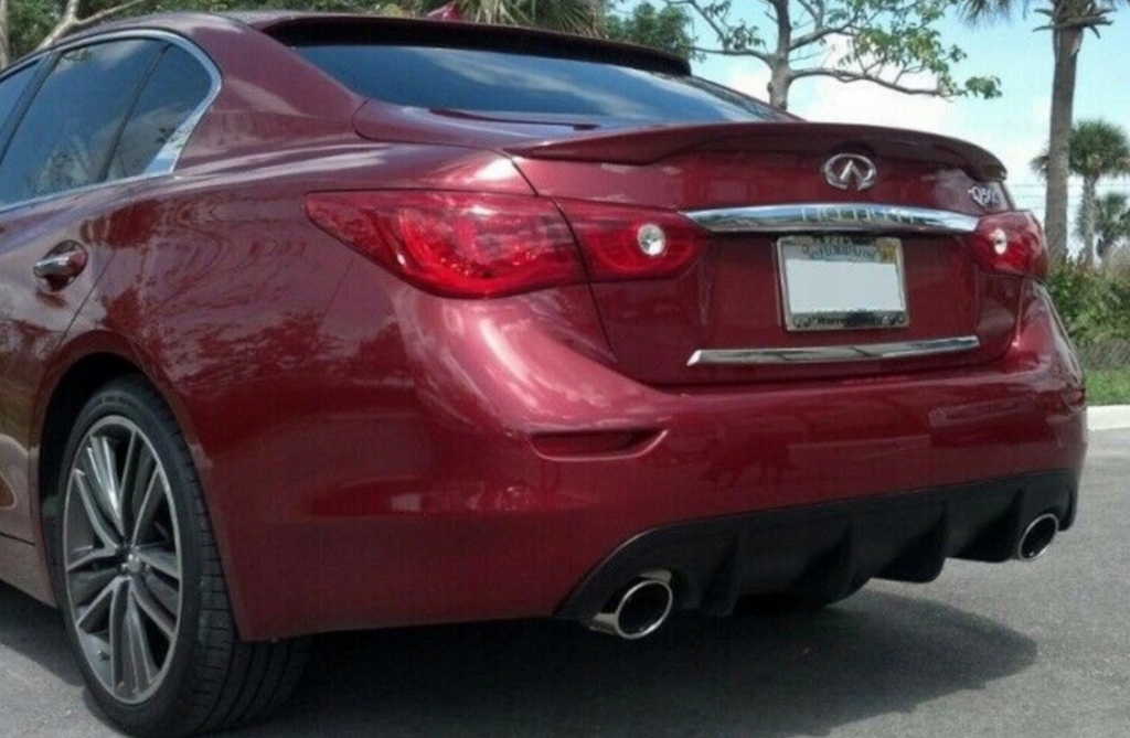 Difuzor bara spate fusta spoiler lip Infiniti Q50 2013+ TFBT