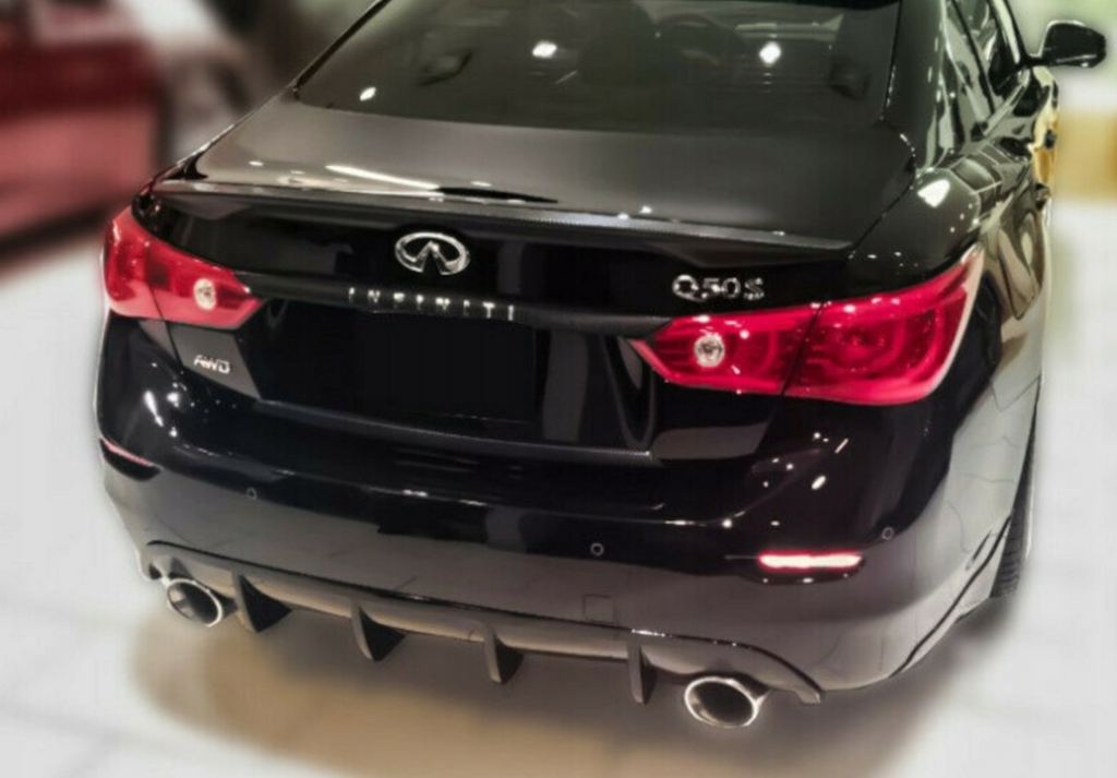 Difuzor bara spate fusta spoiler lip Infiniti Q50 2013+ TFBT
