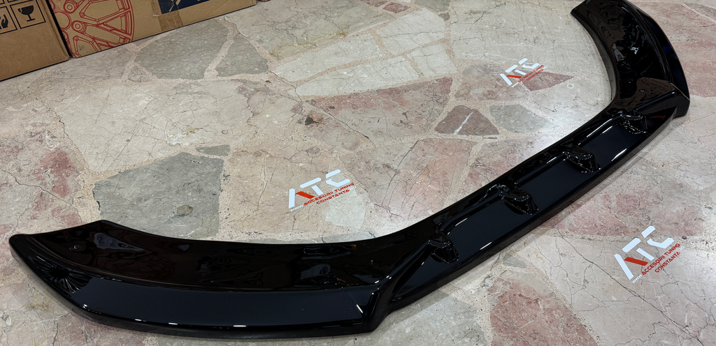 Prelungire spoiler față Audi A6 C7 2011–20114 ABS Nou vopsit negru lucios pentru bara normala Non Sline TFBT