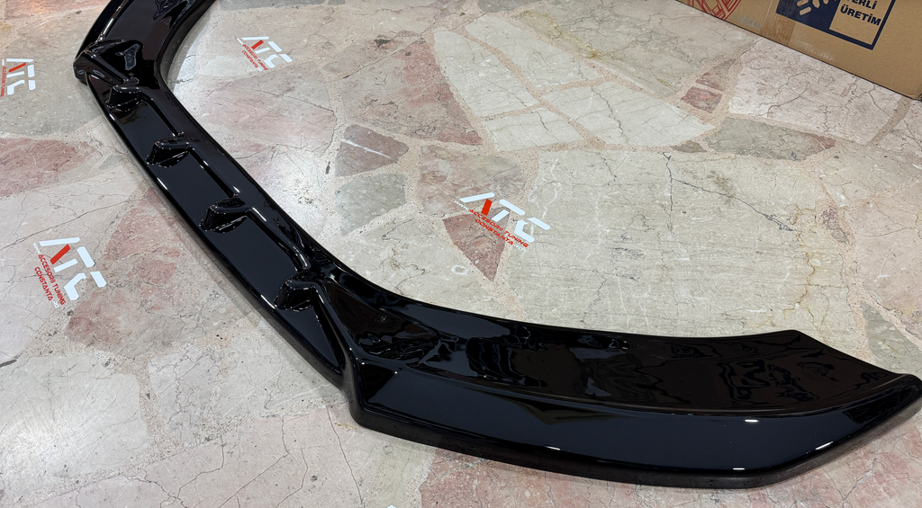 Prelungire spoiler față Audi A6 C7 2011–20114 ABS Nou vopsit negru lucios pentru bara normala Non Sline TFBT