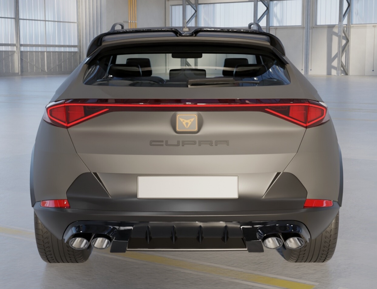 Eleron luneta portbagaj CUPRA Formentor 2020+ TFB TUNING