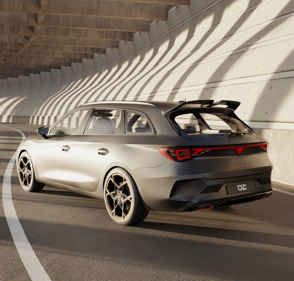 Eleron luneta portbagaj CUPRA Leon Estate ST 2020 2021 2022 2023 2024 2025 TFB TUNING