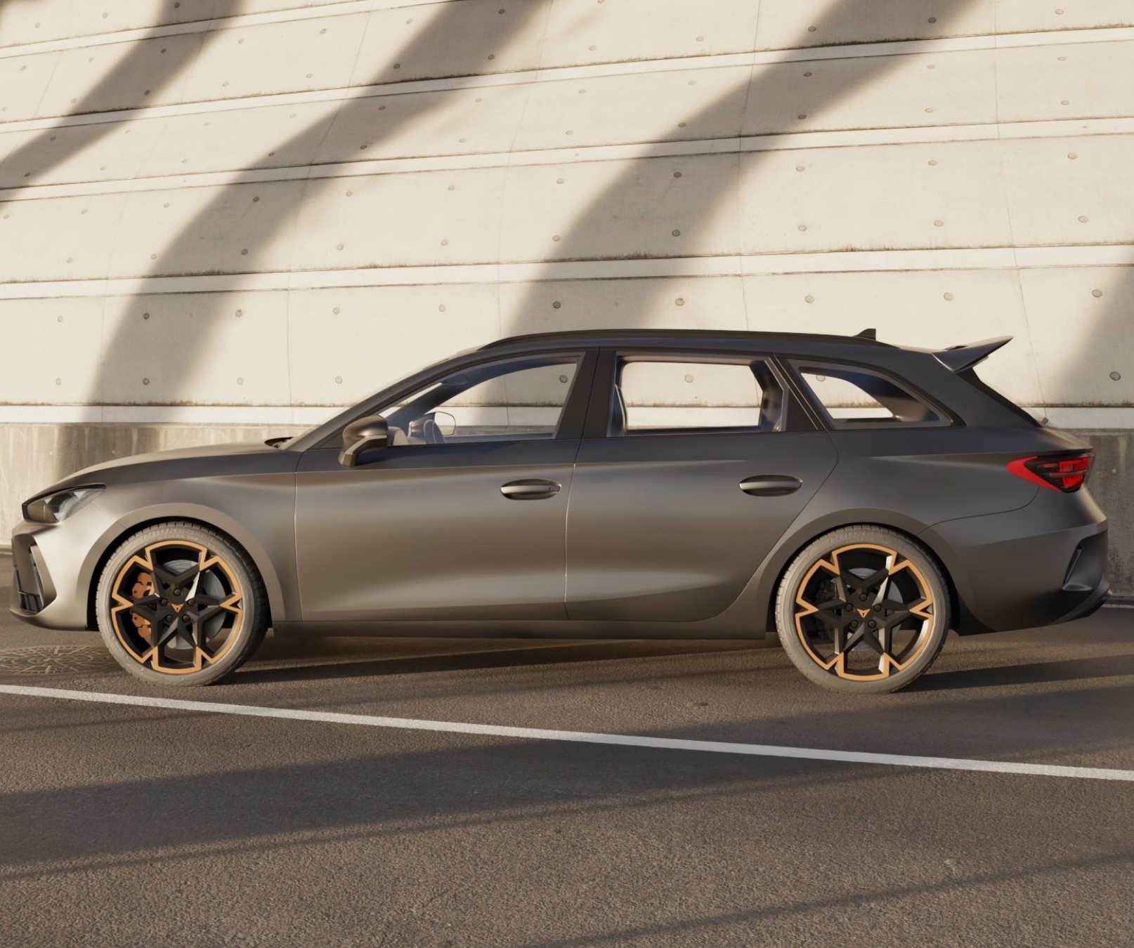 Eleron luneta portbagaj CUPRA Leon Estate ST 2020 2021 2022 2023 2024 2025 TFB TUNING
