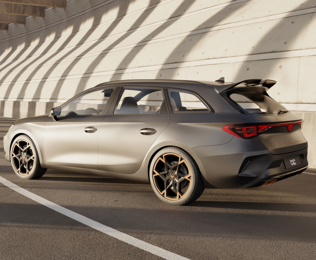 Eleron luneta portbagaj CUPRA Leon Estate ST 2020 2021 2022 2023 2024 2025 TFB TUNING