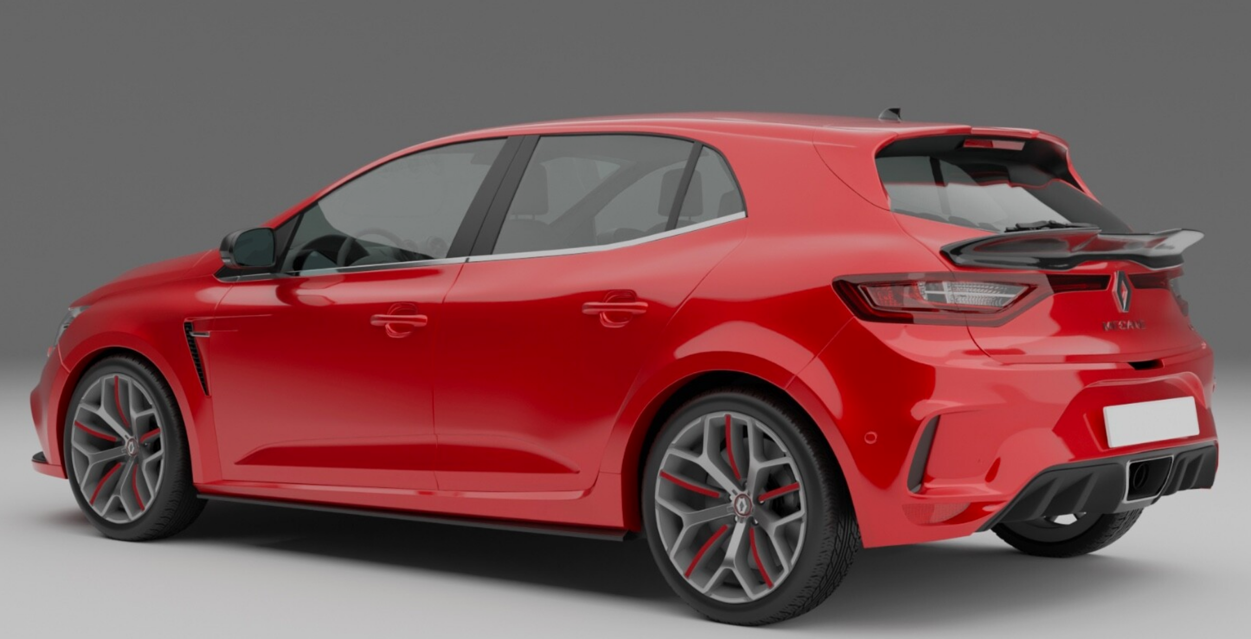 Eleron portbagaj RENAULT MEGANE MK4 din 2016+ TFB TUNING