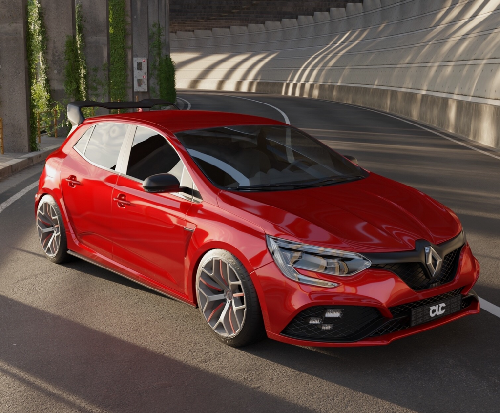 Eleron luneta portbagaj RENAULT MEGANE MK4 aspect RS CUP doar pentru Megane MK4 RS TFB TUNING