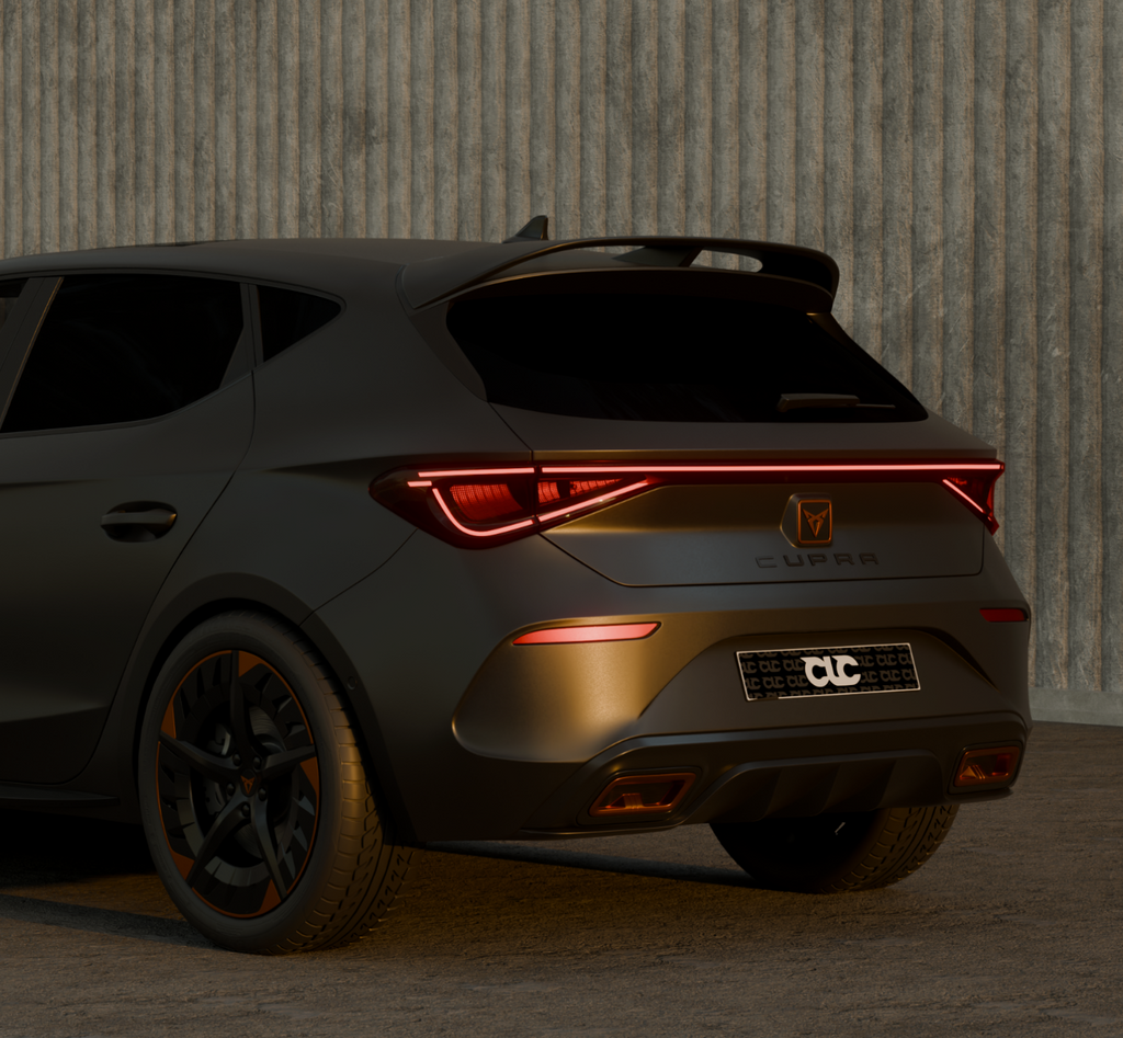 Eleron luneta portbagaj CUPRA LEON KL SPORT din 2020+ TFB TUNING