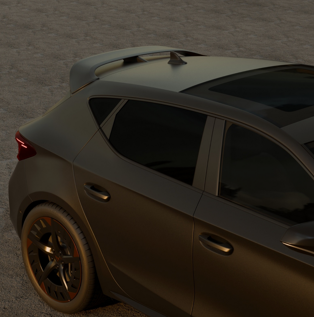 Eleron luneta portbagaj CUPRA LEON KL SPORT din 2020+ TFB TUNING