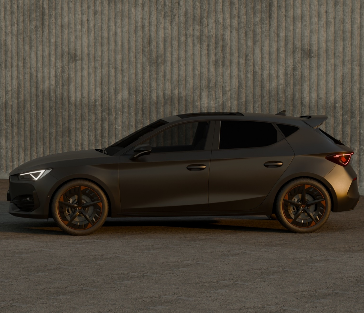 Eleron luneta portbagaj CUPRA LEON KL SPORT din 2020+ TFB TUNING