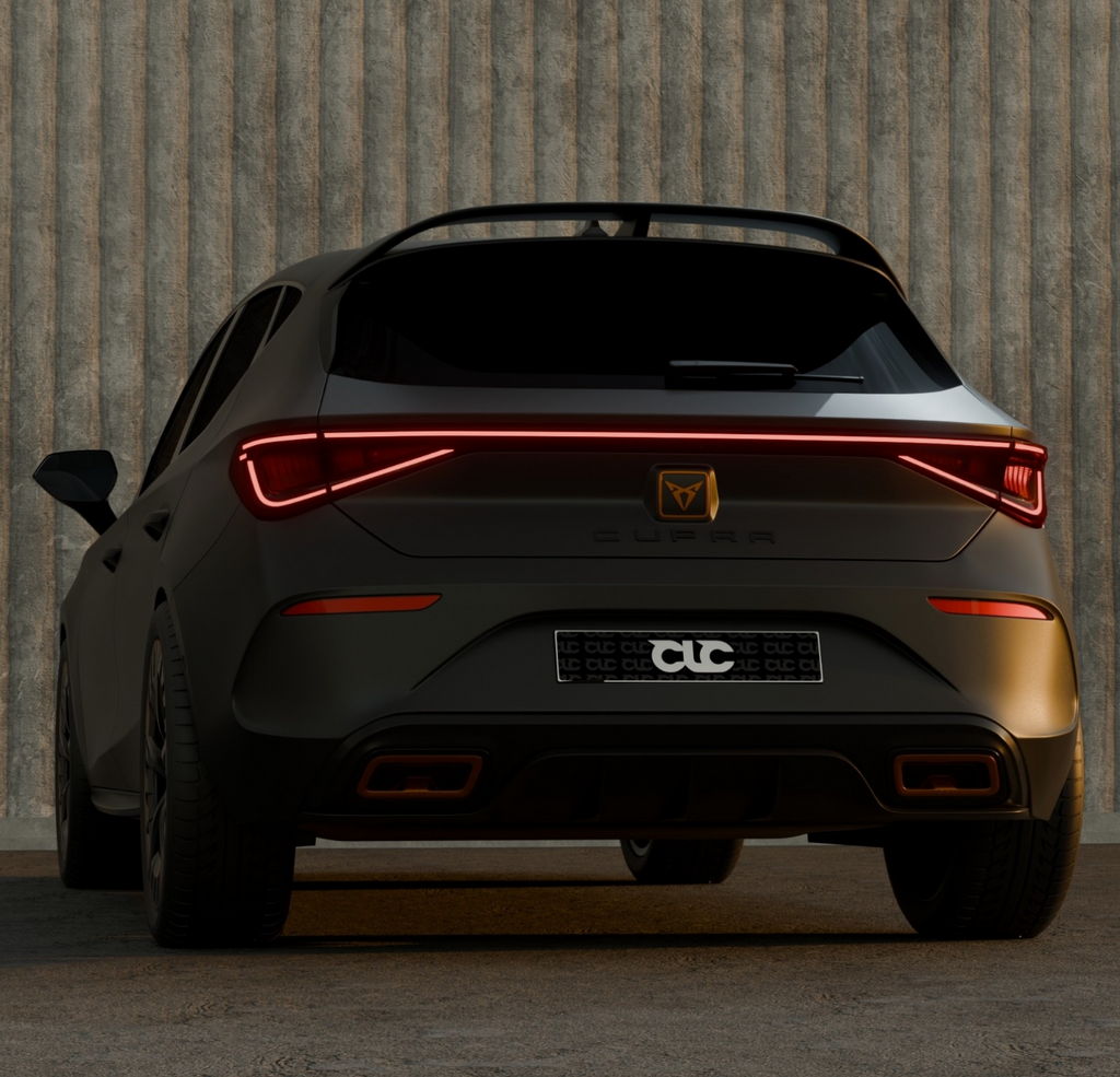 Eleron luneta portbagaj CUPRA LEON KL SPORT din 2020+ TFB TUNING