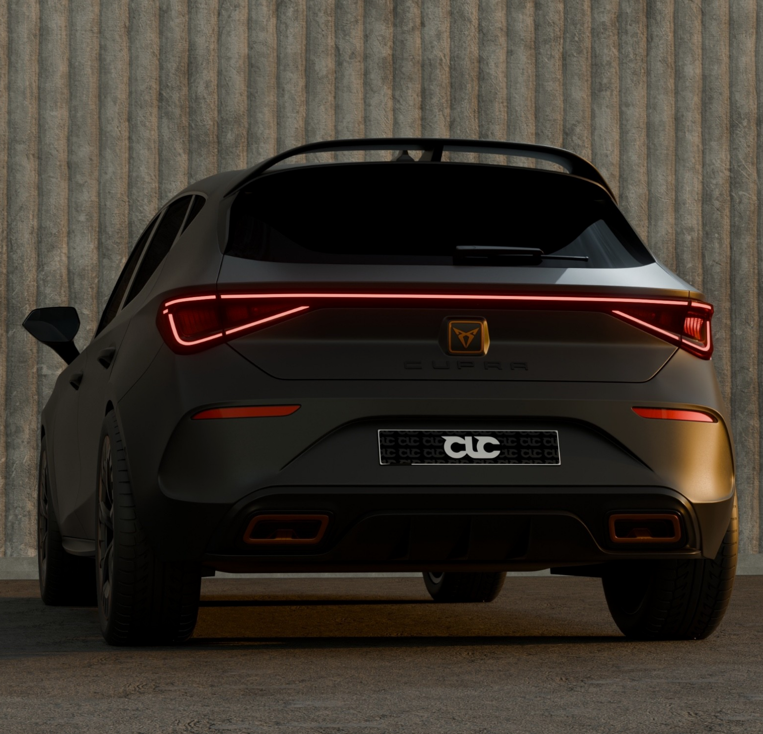 Eleron luneta portbagaj CUPRA LEON KL SPORT din 2020+ TFB TUNING