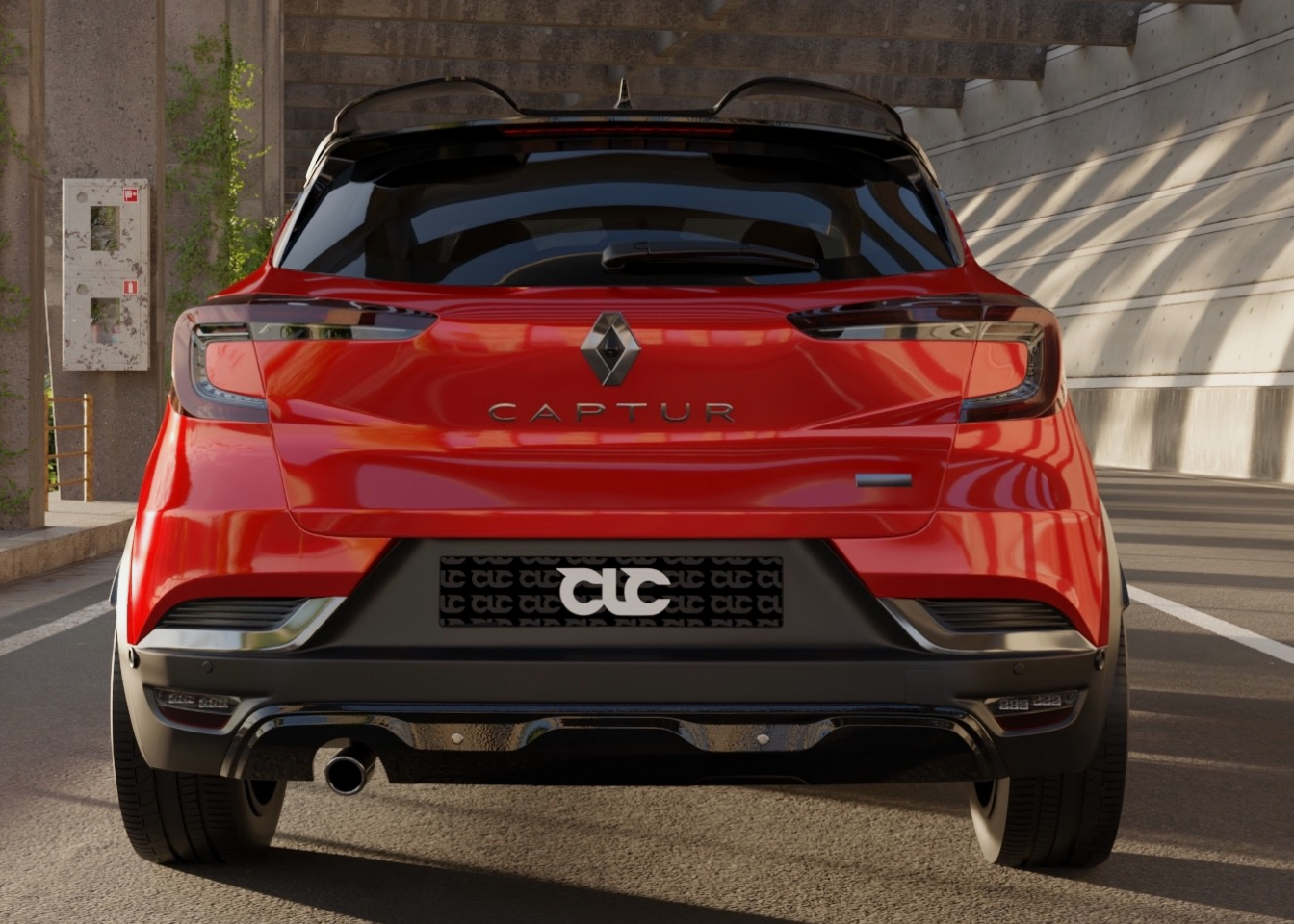 Eleron luneta portbagaj RENAULT CAPTUR MK2 aspect CUP din 2019+ TFB TUNING