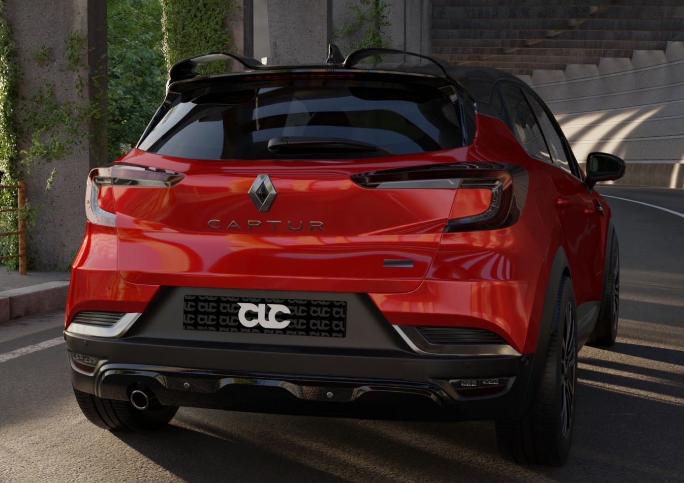 Eleron luneta portbagaj RENAULT CAPTUR MK2 aspect CUP din 2019+ TFB TUNING