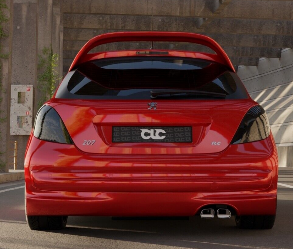 Eleron luneta portbagaj PEUGEOT 207 aspect WRC 2006-2012 TFB TUNING