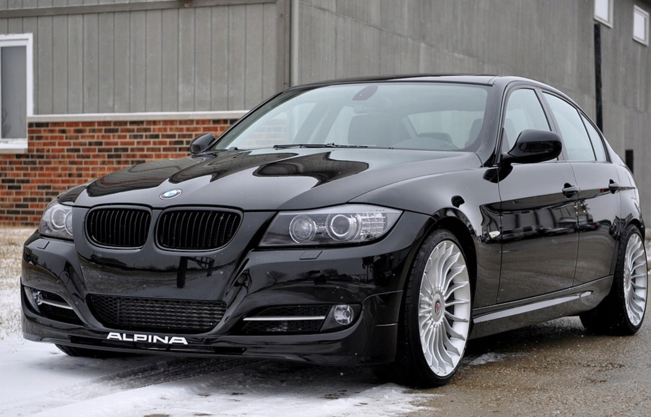 Prelungire bara fata fusta spoiler lip BMW Seria 3 E90 E91 2009-2012 facelift aspect ALPINA TFB TUNING