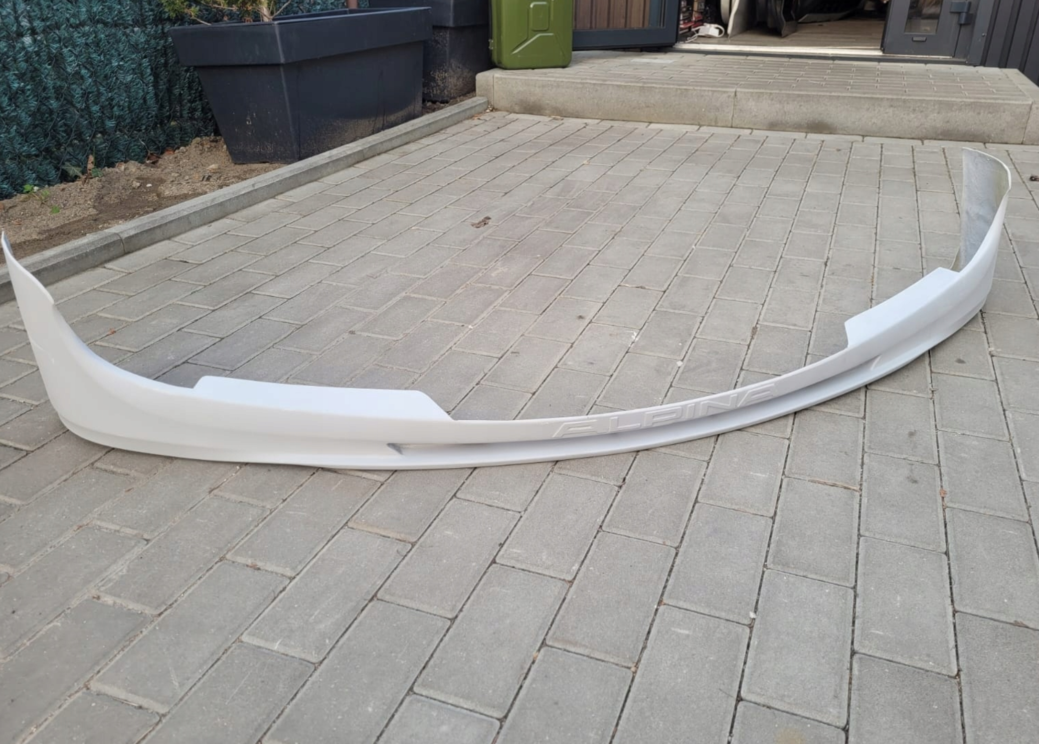 Prelungire bara fata fusta spoiler lip BMW Seria 3 E90 E91 2009-2012 facelift aspect ALPINA TFB TUNING